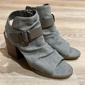 Blowfish Open Toe Booties